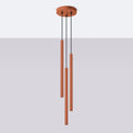 Pendelleuchte PASTELO 3P roter Ocker Sollux Lighting