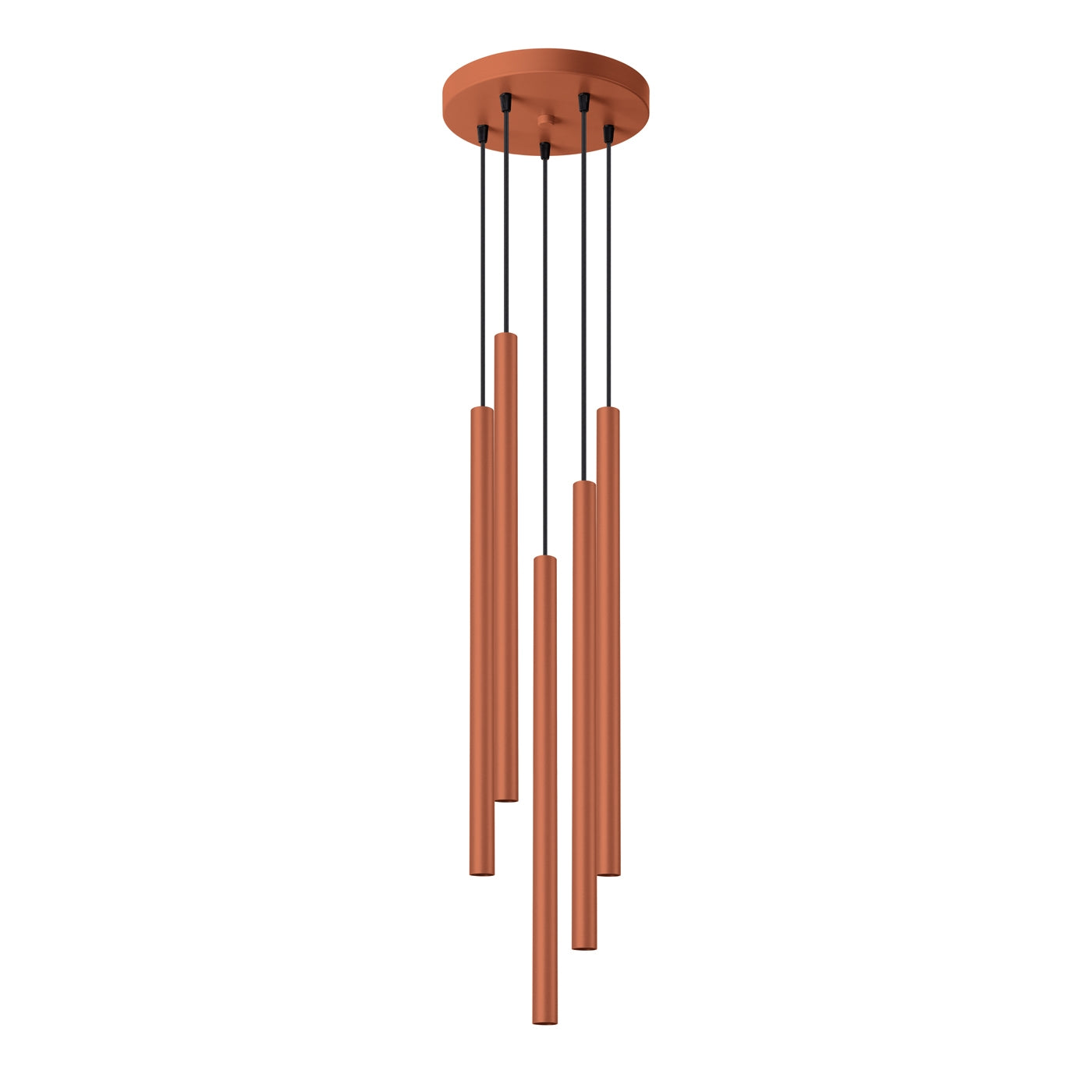 Pendelleuchte PASTELO 5P roter Ocker Sollux Lighting
