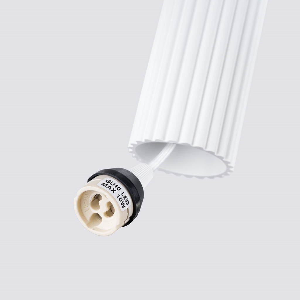 Pendelleuchte KARBON 1 weiß Sollux Lighting