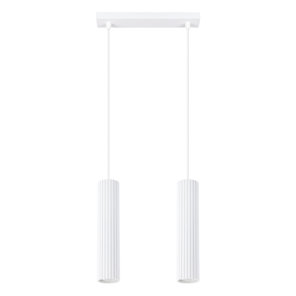 Pendelleuchte KARBON 2 weiß Sollux Lighting