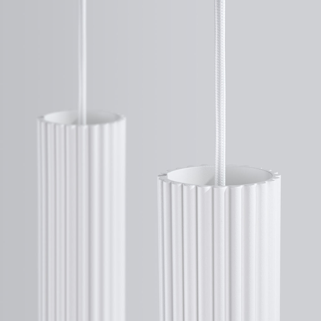 Pendelleuchte KARBON 2 weiß Sollux Lighting