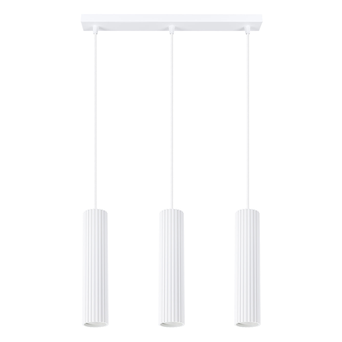 Pendelleuchte KARBON 3L weiß Sollux Lighting