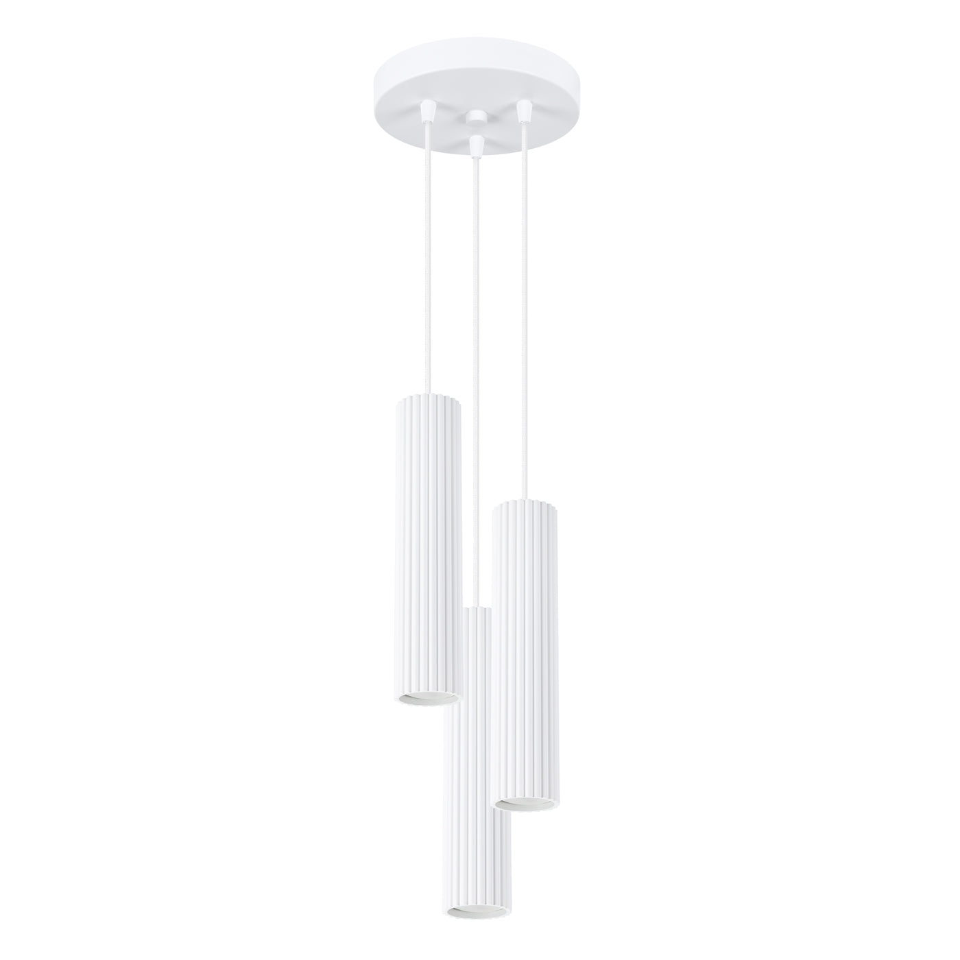 Pendelleuchte KARBON 3P weiß Sollux Lighting