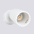 Wandleuchte KARBON weiße mit Schalter Sollux Lighting