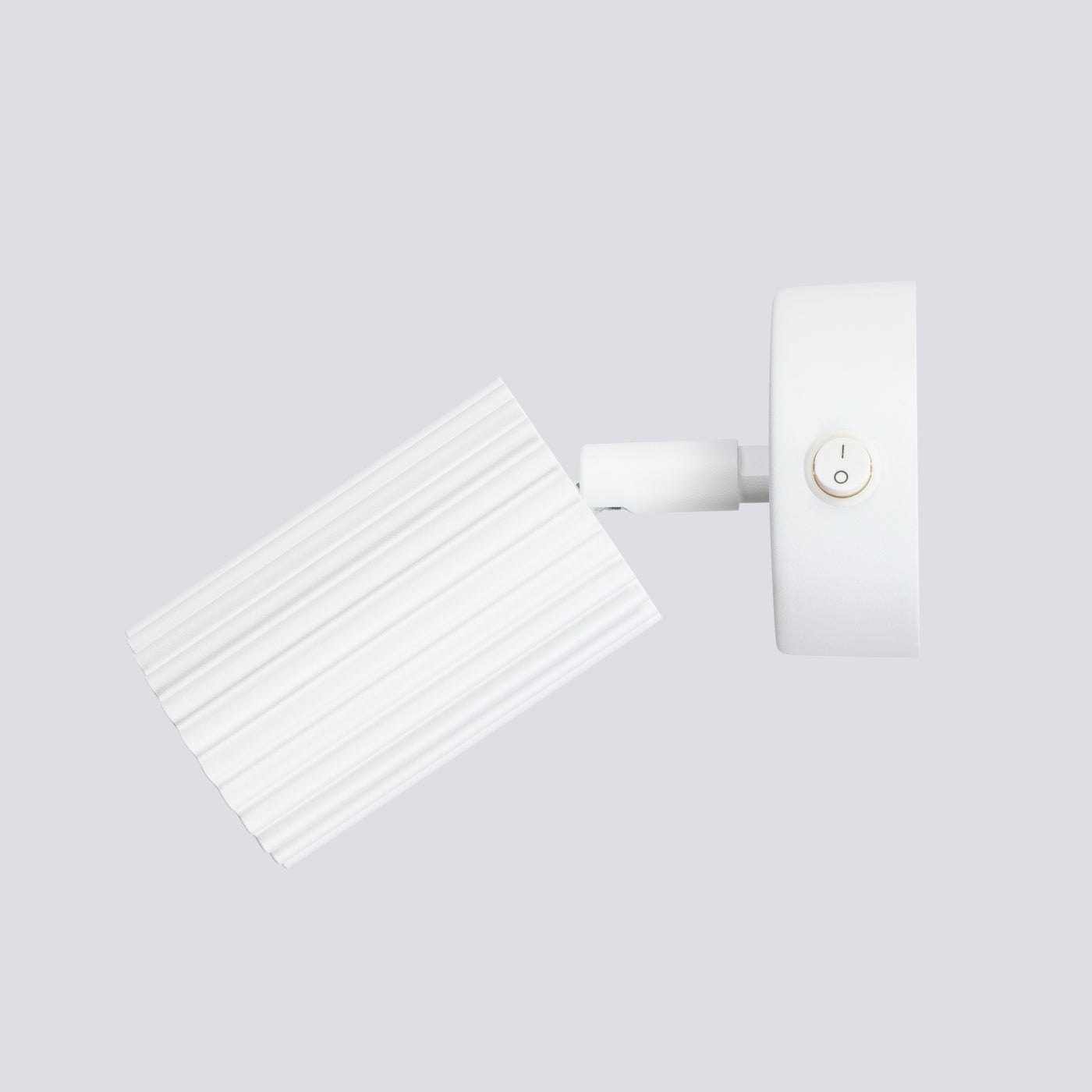 Wandleuchte KARBON weiße mit Schalter Sollux Lighting