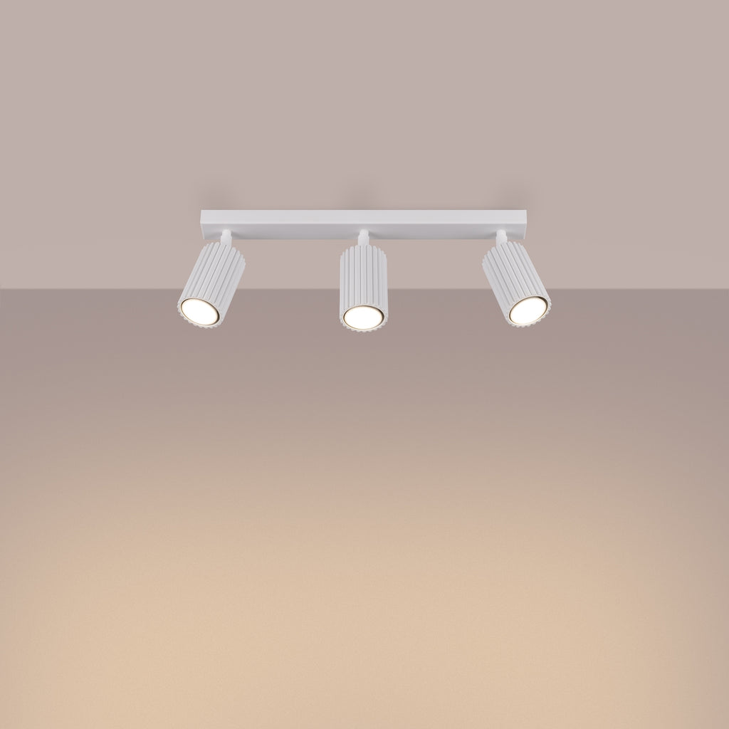 Deckenleuchte - Spot - Strahler KARBON 3L weiß Sollux Lighting