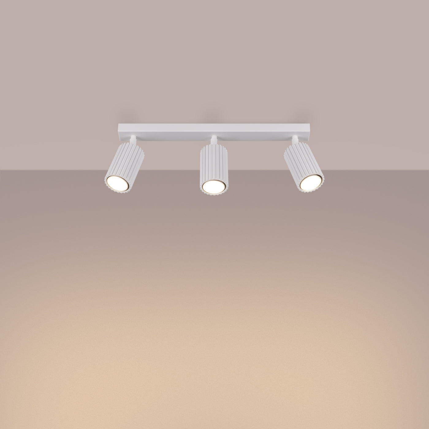 Deckenleuchte - Spot - Strahler KARBON 3L weiß Sollux Lighting