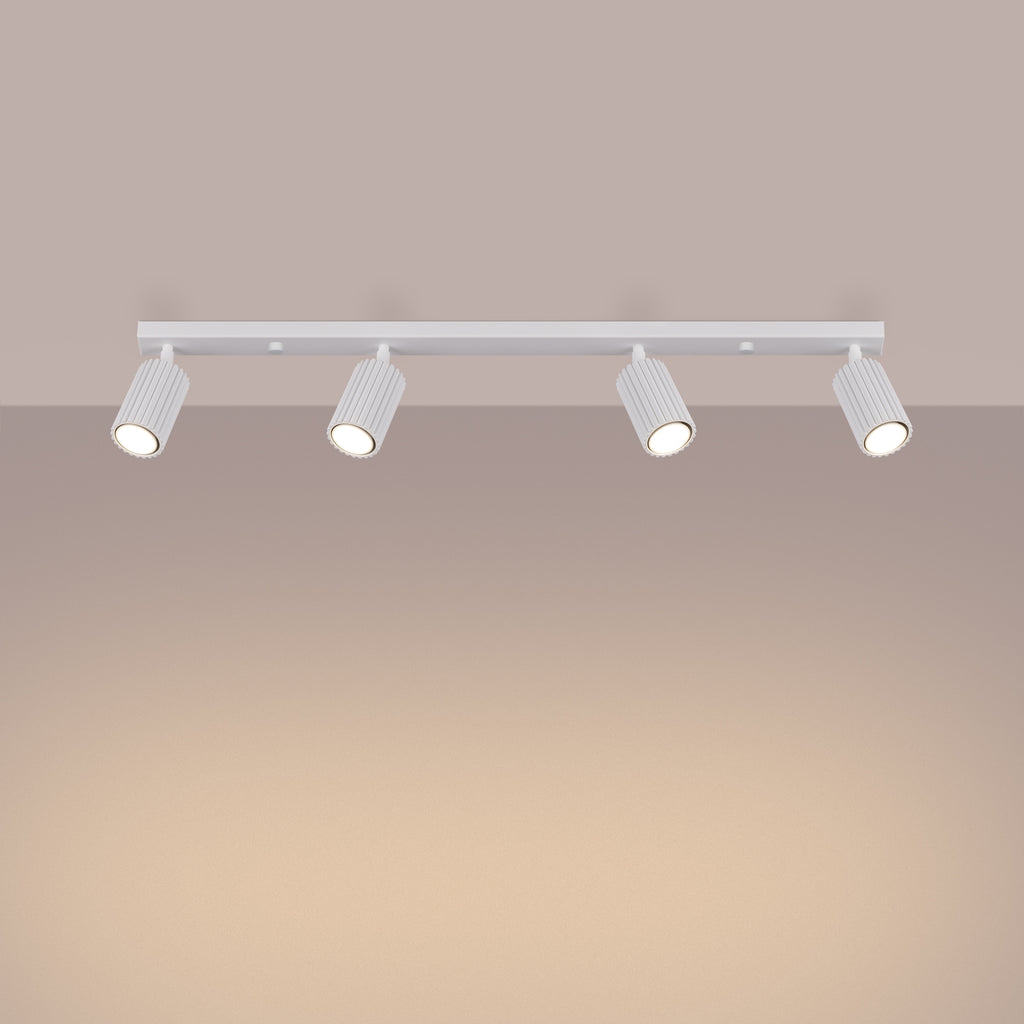 Deckenleuchte - Spot - Strahler KARBON 4L weiß Sollux Lighting