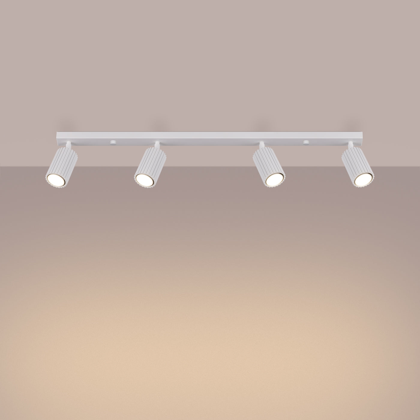 Deckenleuchte - Spot - Strahler KARBON 4L weiß Sollux Lighting