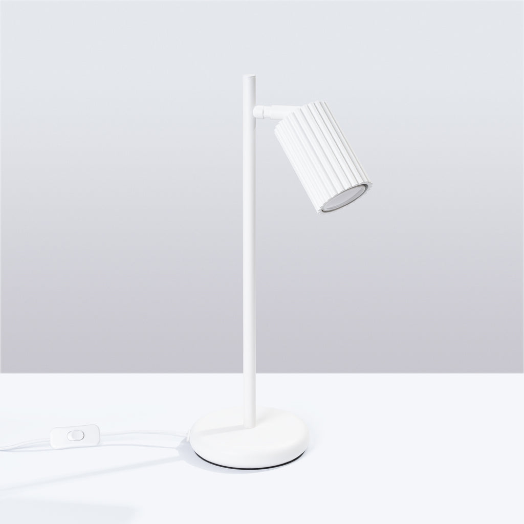 Tischleuchte KARBON weiß Sollux Lighting