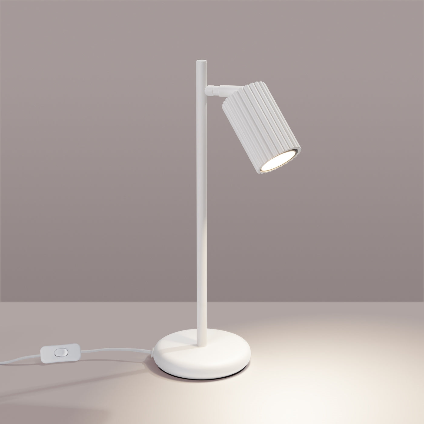 Tischleuchte KARBON weiß Sollux Lighting