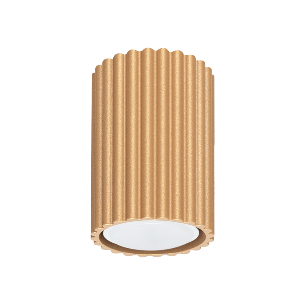 Deckenleuchte - Spot - Strahler KARBON 10 golden Sollux Lighting