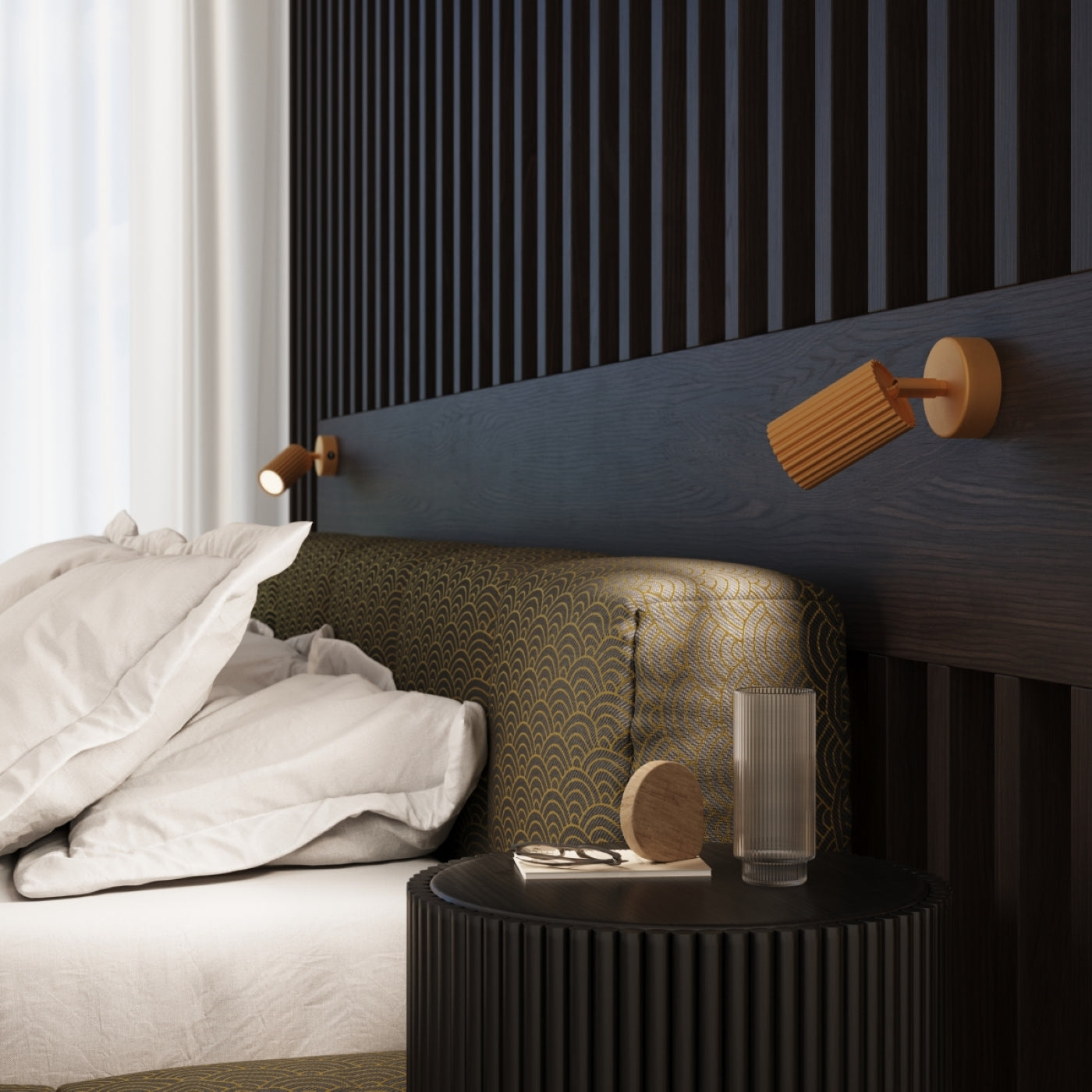 Deckenleuchte - Spot - Strahler KARBON 10 golden Sollux Lighting