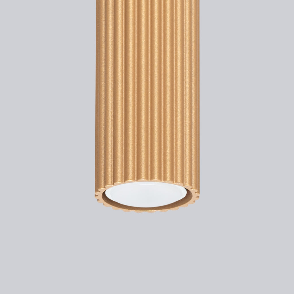 Deckenleuchte - Spot - Strahler KARBON 10 golden Sollux Lighting