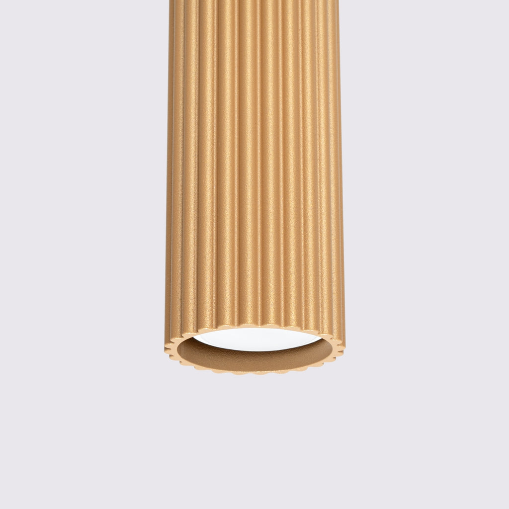Pendelleuchte KARBON 1 golden Sollux Lighting