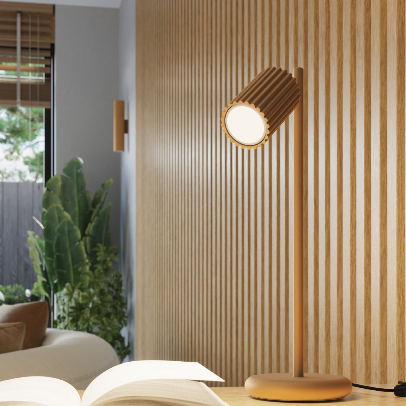 Wandleuchte KARBON 30 golden Sollux Lighting