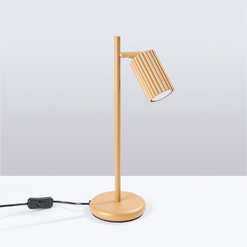 Tischleuchte KARBON golden Sollux Lighting
