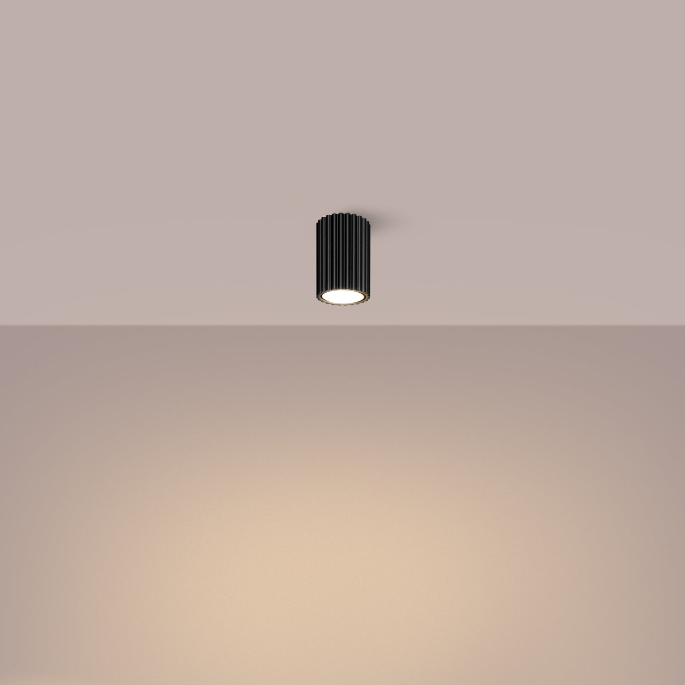 Deckenleuchte - Spot - Strahler KARBON 10 schwarz Sollux Lighting