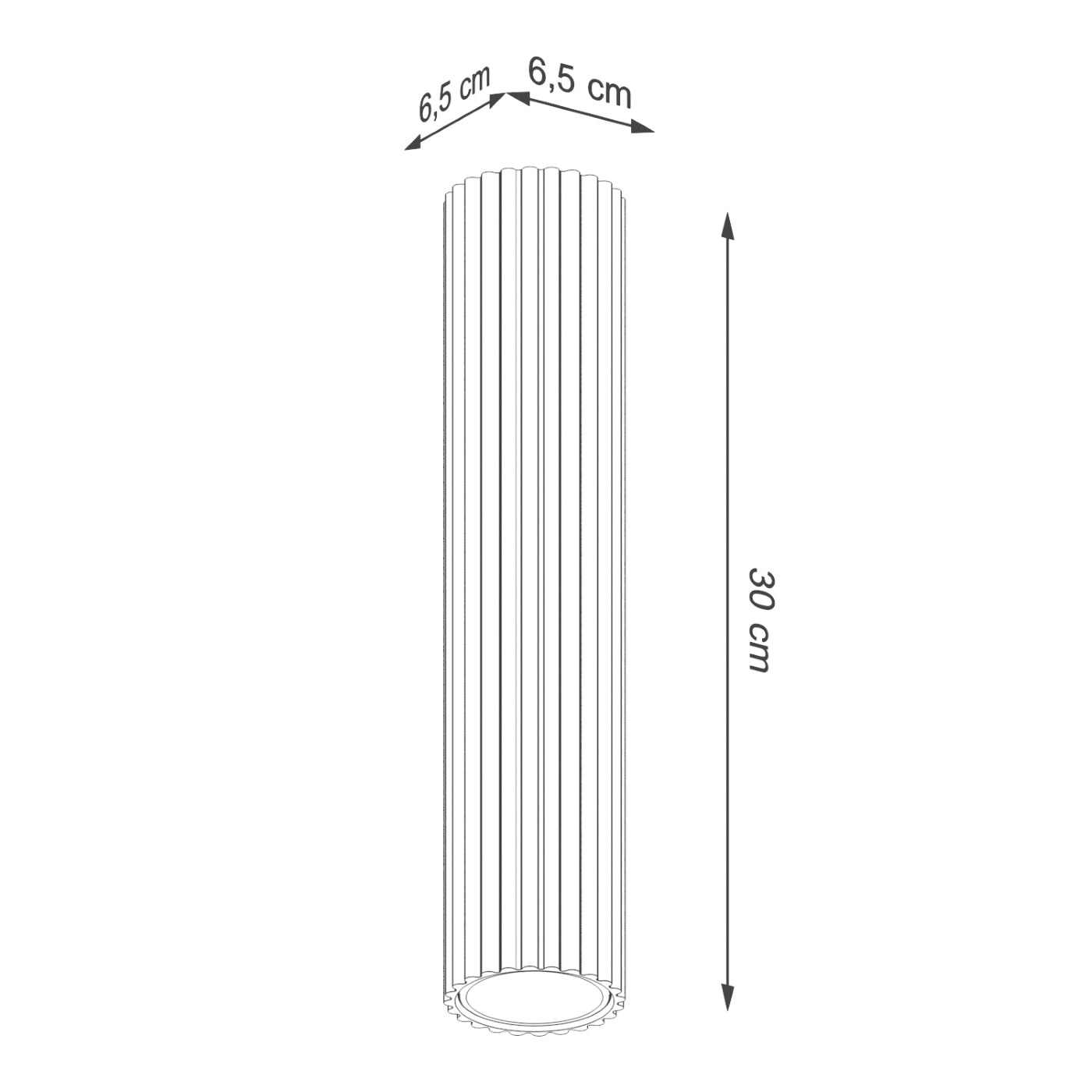 Deckenleuchte - Spot - Strahler KARBON 30 schwarz Sollux Lighting