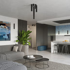 Deckenleuchte - Spot - Strahler KARBON 30 schwarz Sollux Lighting