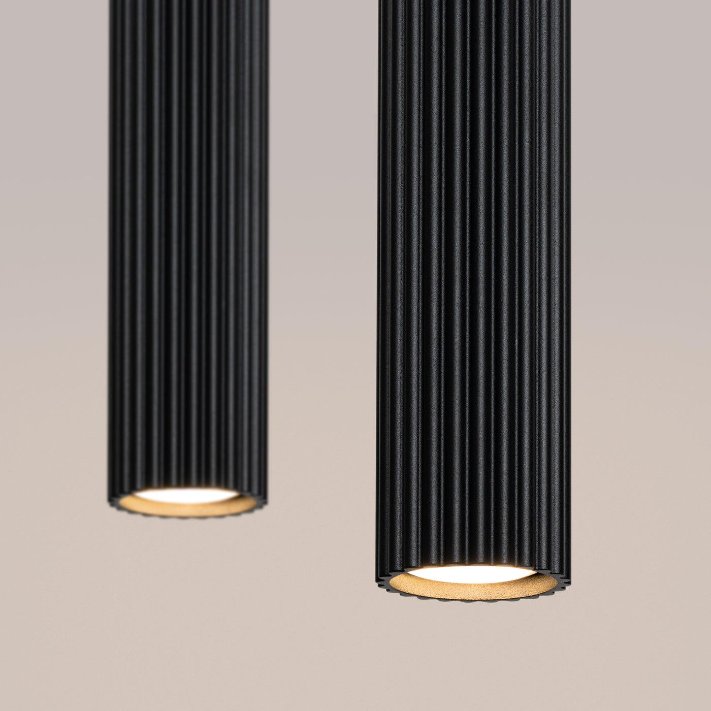 Pendelleuchte KARBON 2 schwarz Sollux Lighting