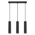 Pendelleuchte KARBON 3L schwarz Sollux Lighting