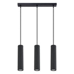 Pendelleuchte KARBON 3L schwarz Sollux Lighting