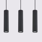 Pendelleuchte KARBON 3L schwarz Sollux Lighting