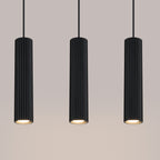Pendelleuchte KARBON 3L schwarz Sollux Lighting