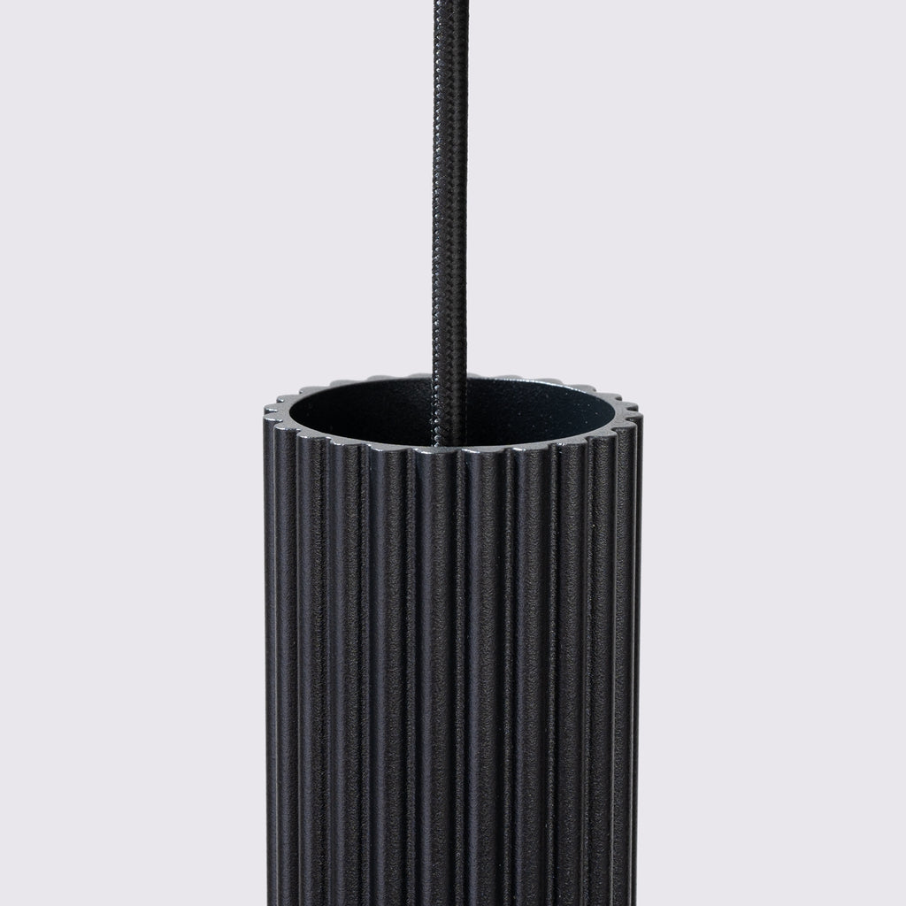 Pendelleuchte KARBON 3L schwarz Sollux Lighting