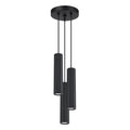 Pendelleuchte KARBON 3P schwarz Sollux Lighting