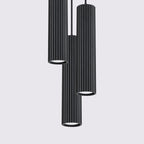 Pendelleuchte KARBON 3P schwarz Sollux Lighting