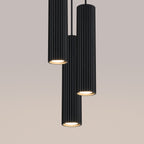 Pendelleuchte KARBON 3P schwarz Sollux Lighting