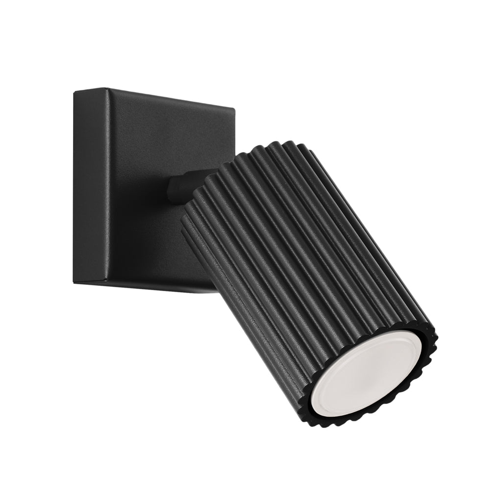 Wandleuchte KARBON schwarz Sollux Lighting