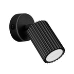 Wandleuchte KARBON schwarze mit Schalter Sollux Lighting
