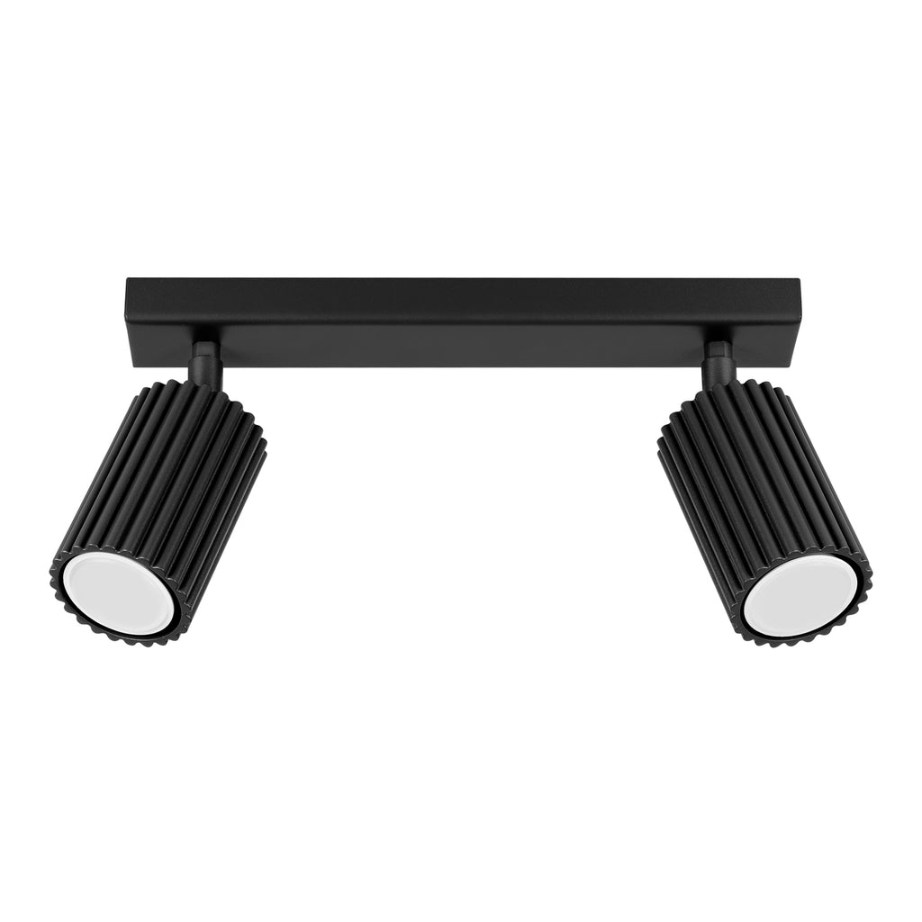 Deckenleuchte - Spot - Strahler KARBON 2 schwarz Sollux Lighting