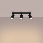 Deckenleuchte - Spot - Strahler KARBON 3L schwarz Sollux Lighting