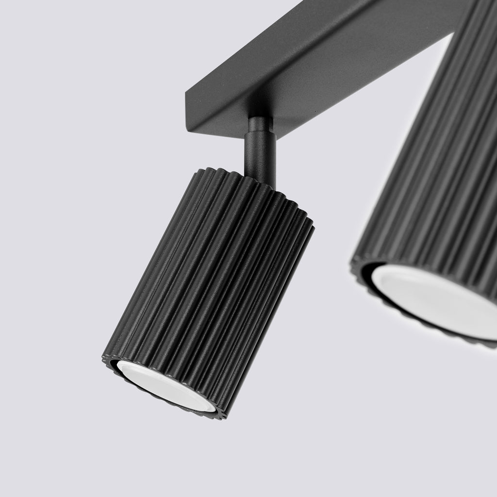 Deckenleuchte - Spot - Strahler KARBON 3L schwarz Sollux Lighting
