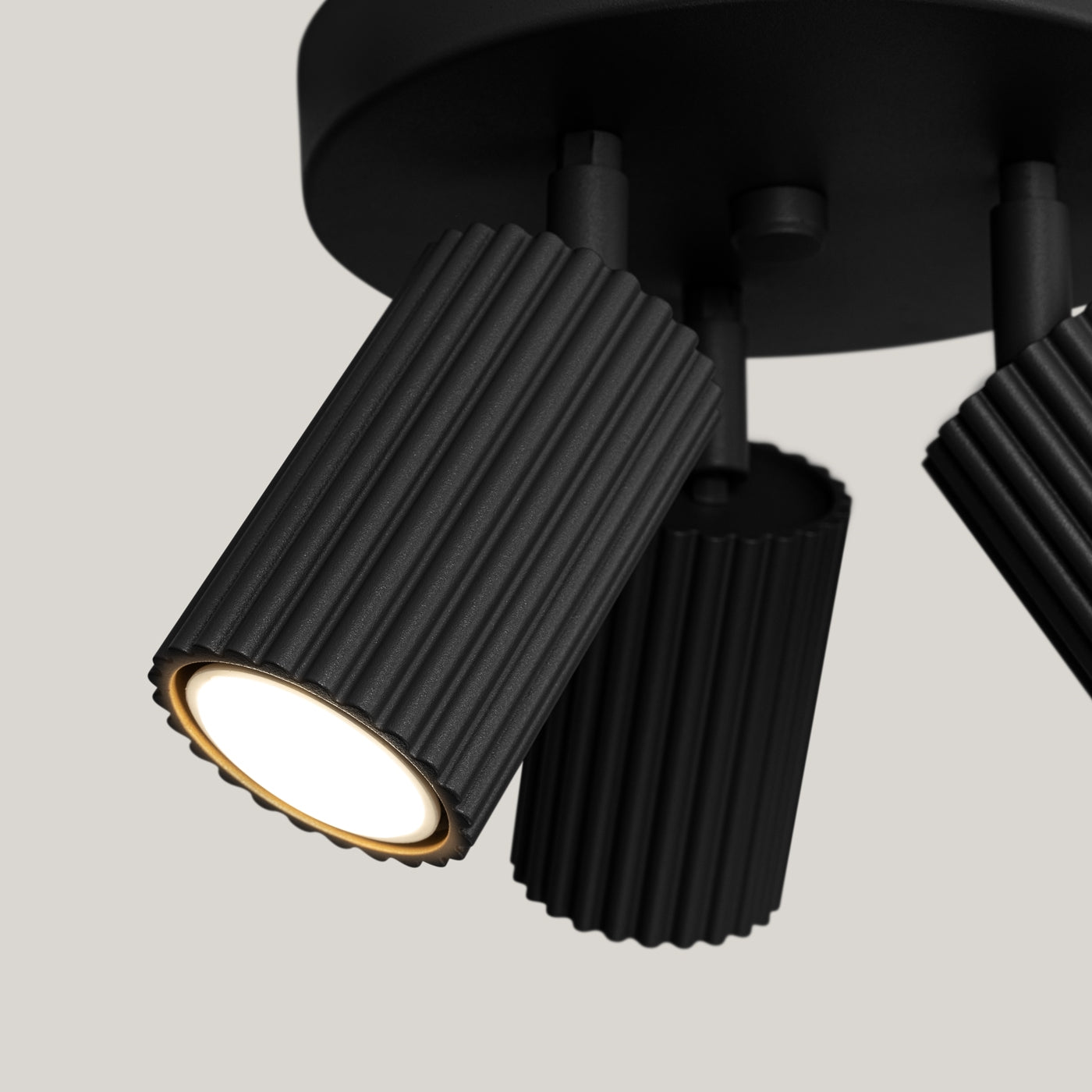 Deckenleuchte - Spot - Strahler KARBON 3P schwarz Sollux Lighting