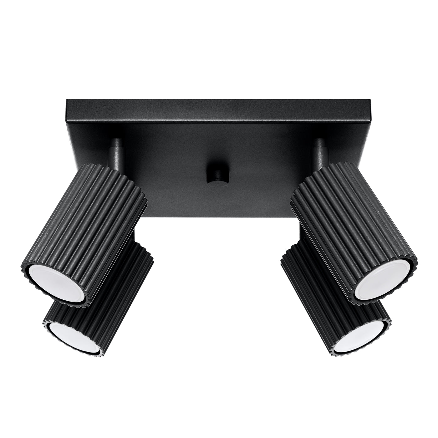Deckenleuchte - Spot - Strahler KARBON 4 schwarz Sollux Lighting