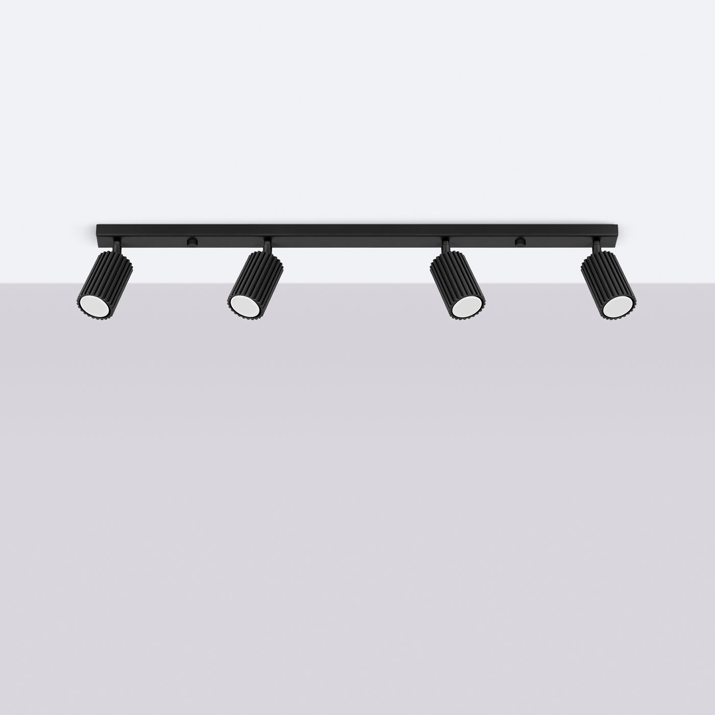 Deckenleuchte - Spot - Strahler KARBON 4L schwarz Sollux Lighting