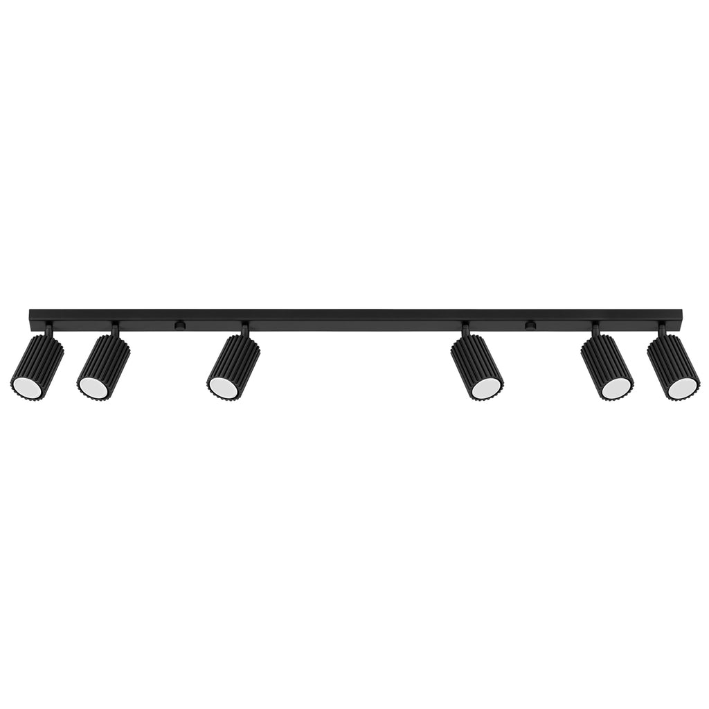 Deckenleuchte - Spot - Strahler KARBON 6L schwarz Sollux Lighting