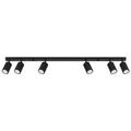 Deckenleuchte - Spot - Strahler KARBON 6L schwarz Sollux Lighting