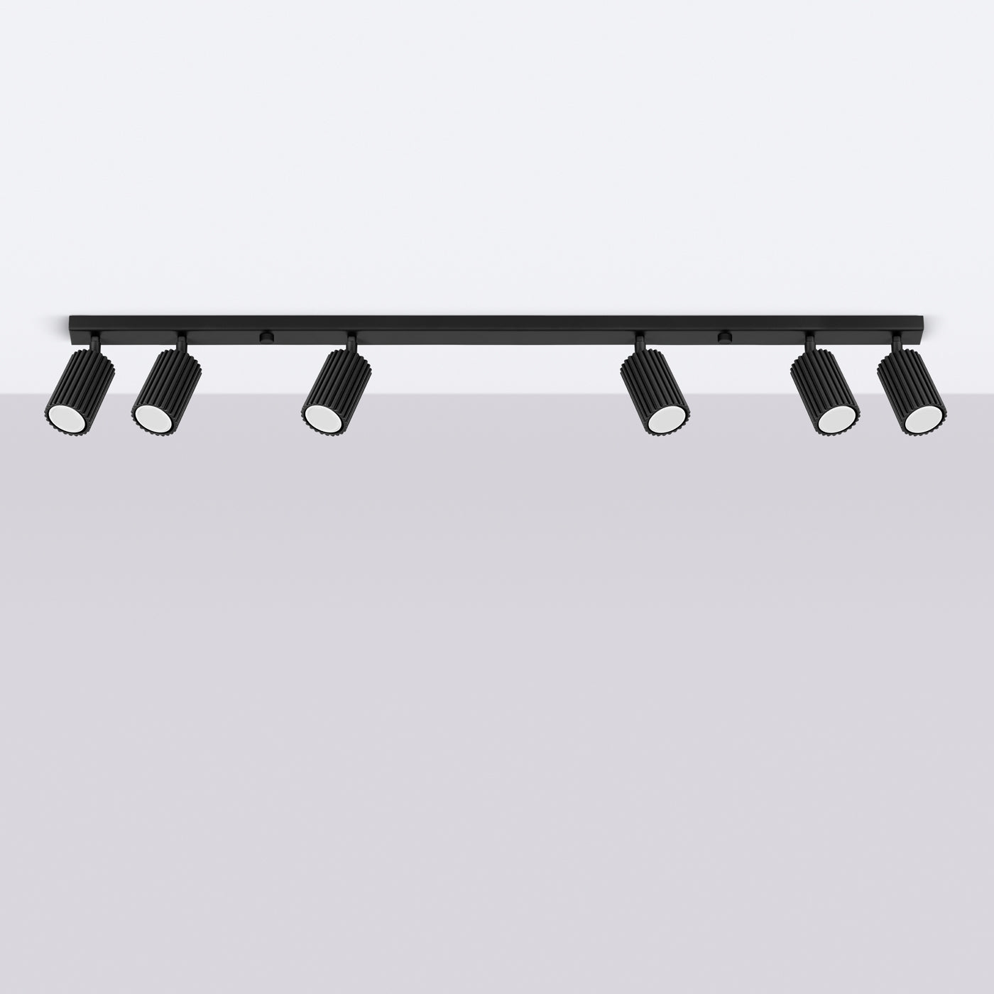 Deckenleuchte - Spot - Strahler KARBON 6L schwarz Sollux Lighting