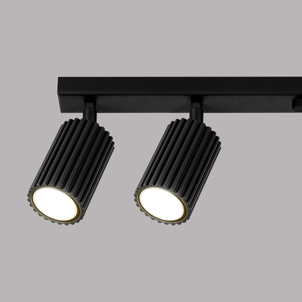 Deckenleuchte - Spot - Strahler KARBON 6L schwarz Sollux Lighting