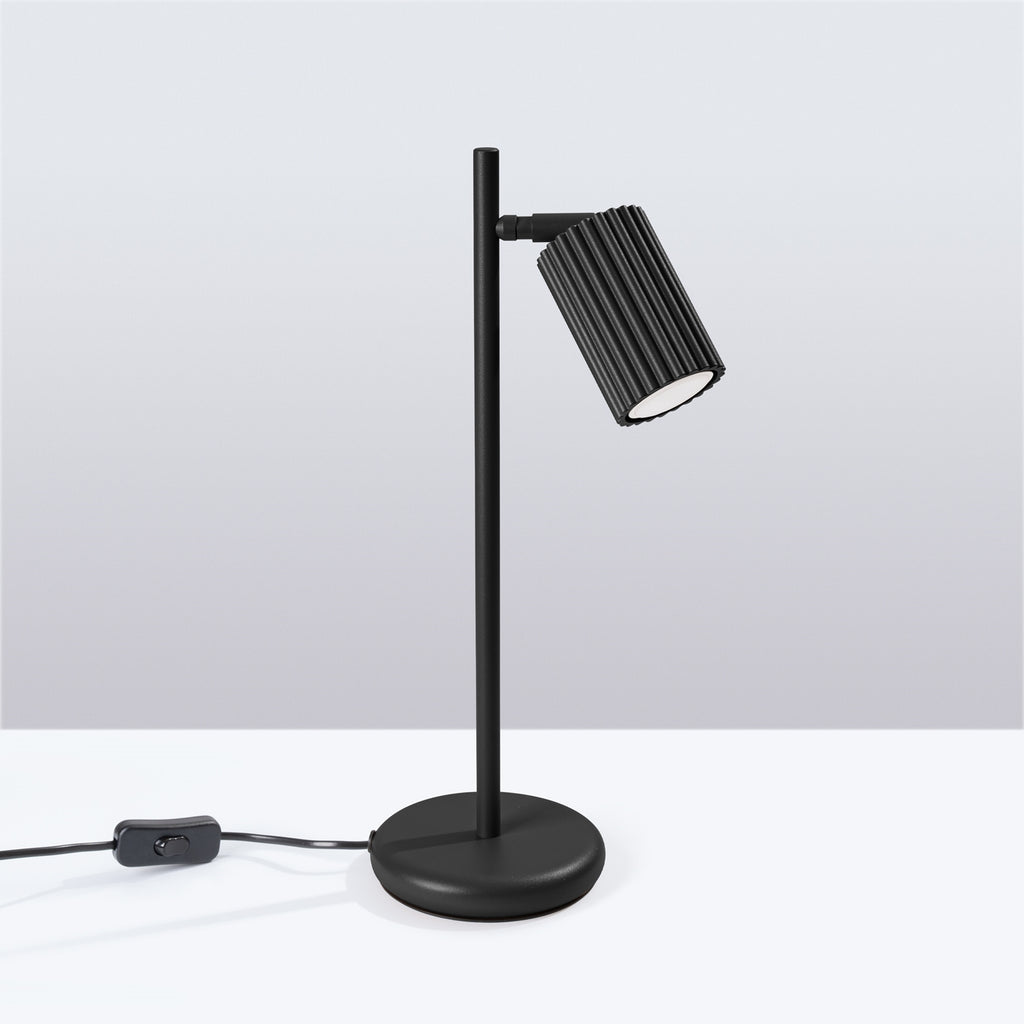 Tischleuchte KARBON schwarz Sollux Lighting