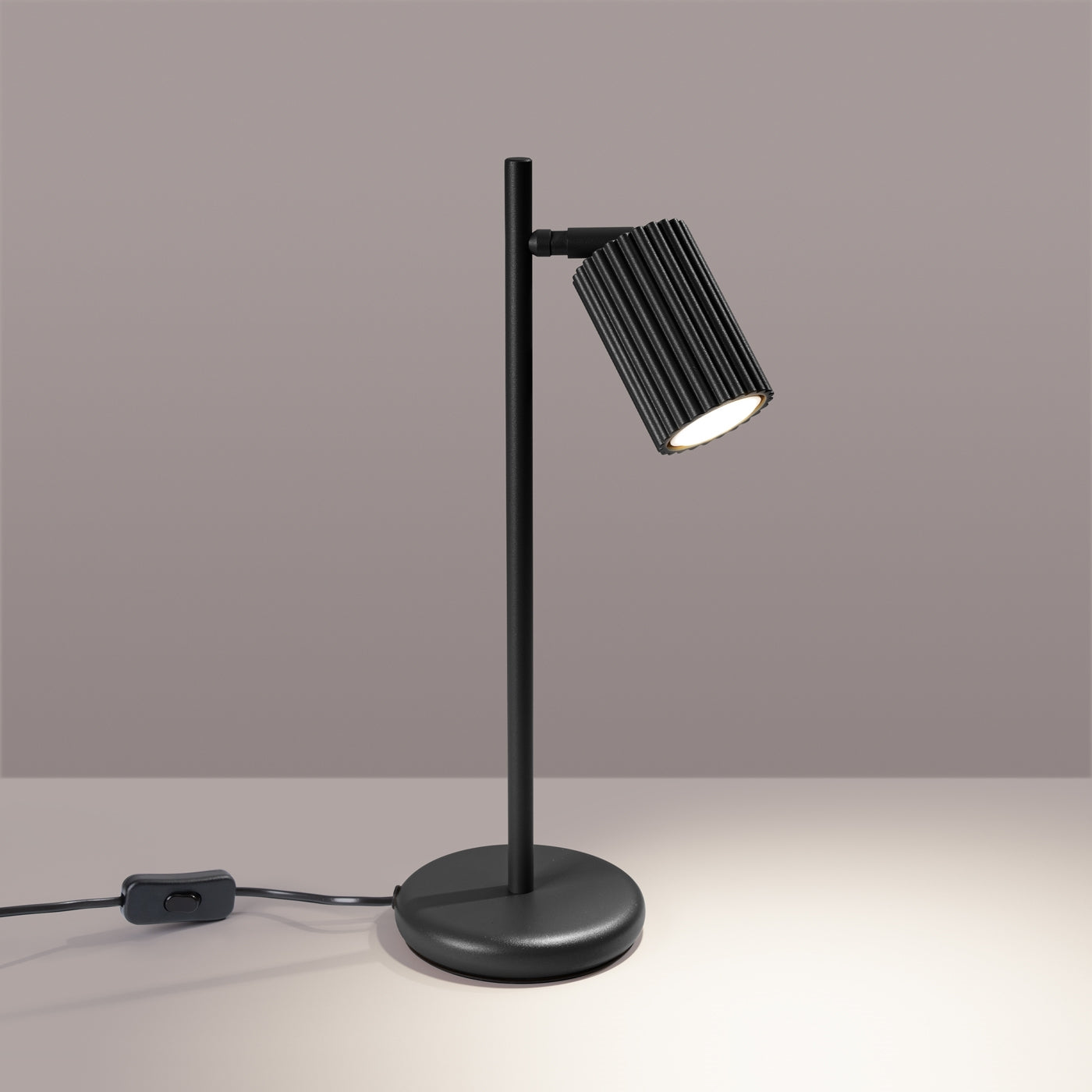Tischleuchte KARBON schwarz Sollux Lighting