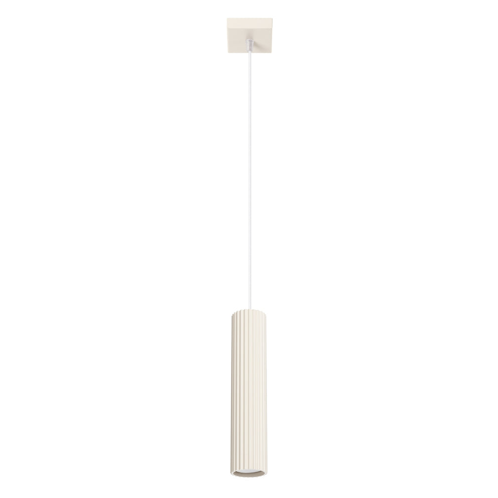 Pendelleuchte KARBON 1 beige Sollux Lighting