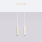 Pendelleuchte KARBON 2 beige Sollux Lighting