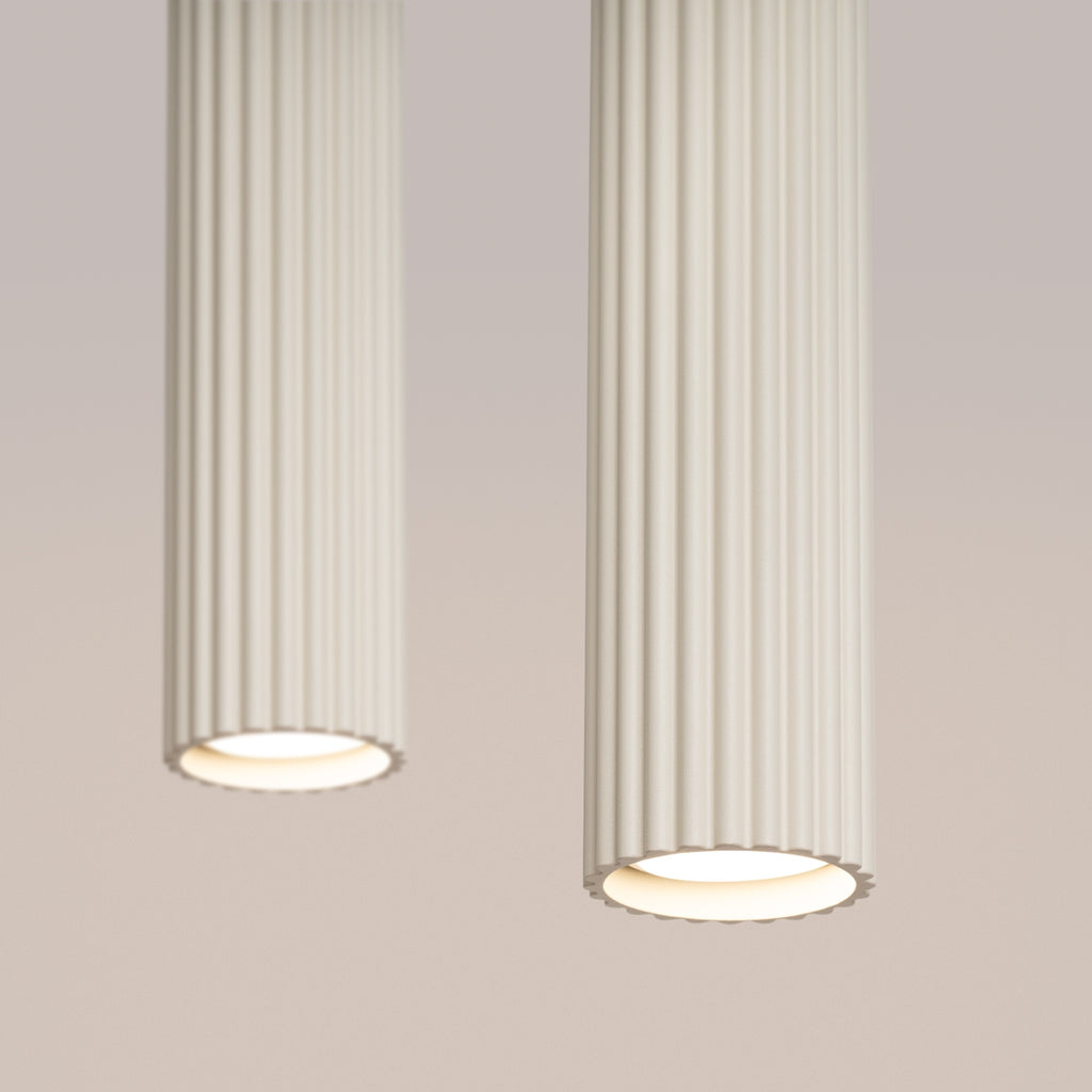 Pendelleuchte KARBON 2 beige Sollux Lighting